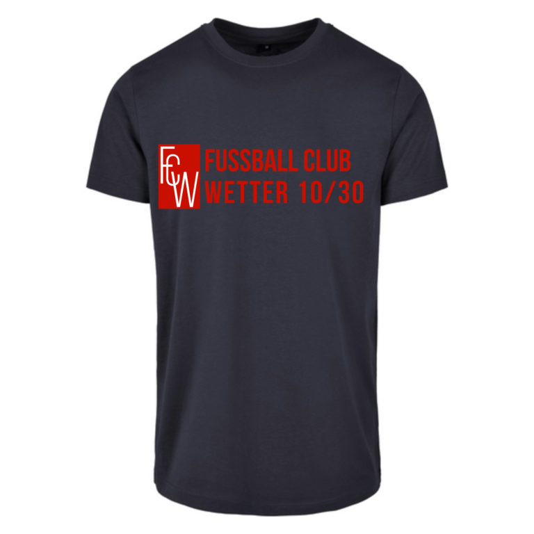 Shirt Schwarz Fussball Club Wetter 10/30