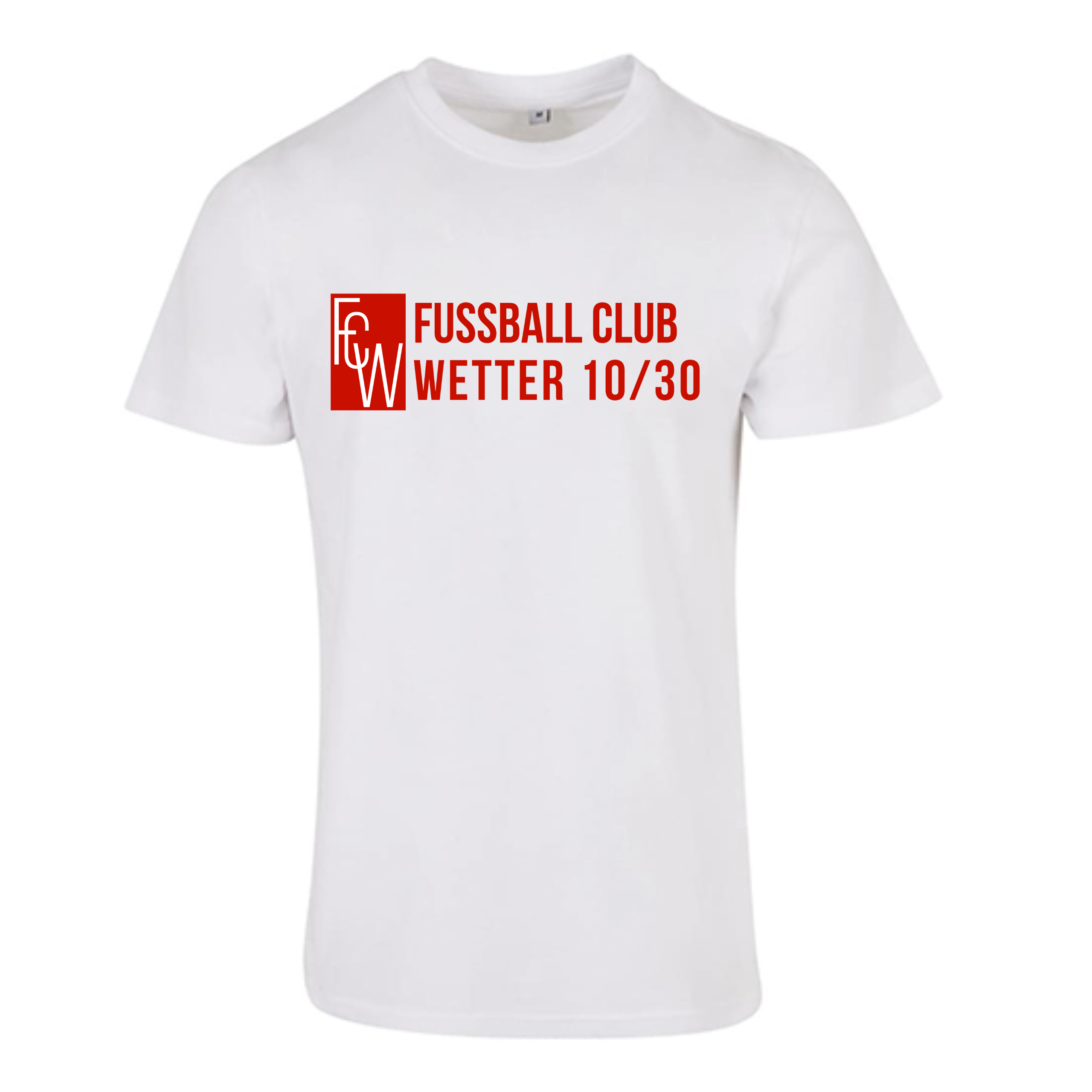 Shirt Weiß Fussball Club Wetter 10/30